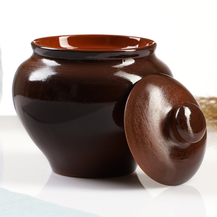 Горшок для запекания  Горшок для запекания "Русский" 0,7л / 14х14см, былина