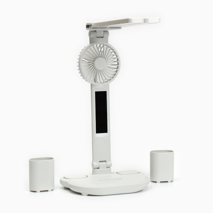 Часы - лампа электронные: календарь, термометр, органайзер, вентилятор, 7 Вт, 3 режима, USB Часы - лампа электронные: календарь, термометр, органайзер, вентилятор, 7 Вт, 3 режима, USB