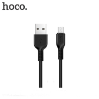 Кабель Hoco X20, microUSB - USB, 2 А, 2 м, PVC оплетка, черный