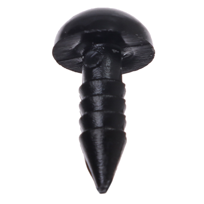 Глаза винтовые с заглушками, набор 40 шт., размер 1 шт. — 0,8 см, цвет чёрный Глаза винтовые с заглушками, набор 40 шт., размер 1 шт. — 0,8 см, цвет чёрный