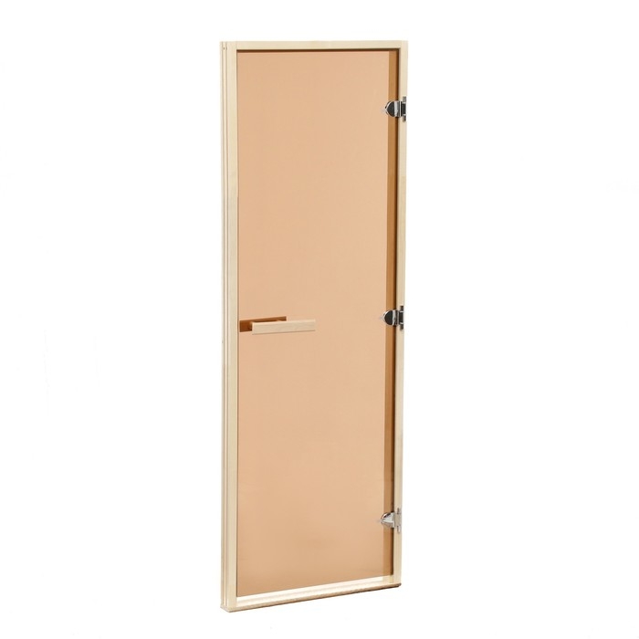 Дверь для бани и сауны Дверь для бани и сауны "Бронза", размер коробки 190х70 см, липа, 8 мм