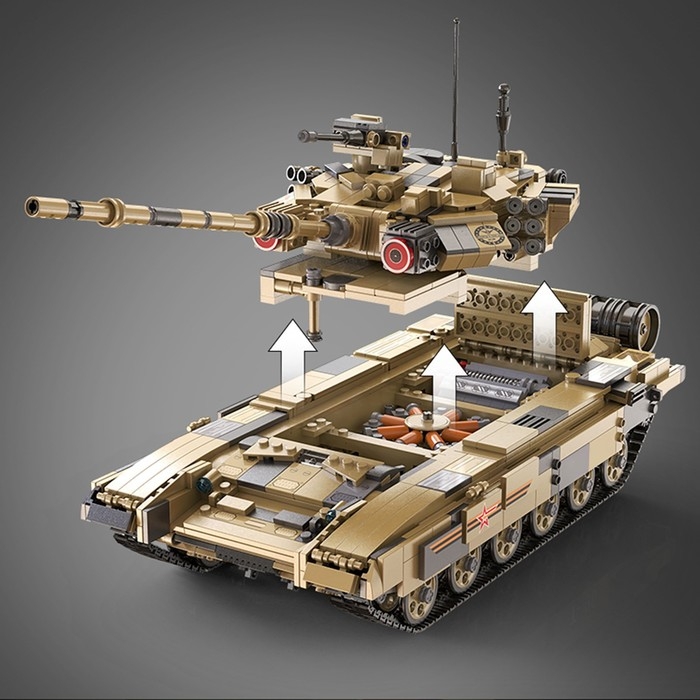 Конструктор Техно «Танк», 1722 детали Конструктор Техно «Танк», 1722 детали