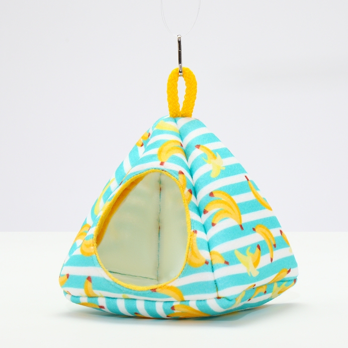 Подвесной домик-пирамидка  Подвесной домик-пирамидка "Бананы", 14 х 14 х 14 см