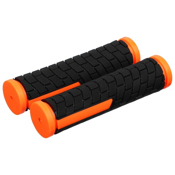 Грипсы Dream Bike, 128 мм, цвет чёрный/оранжевый Грипсы Dream Bike, 128 мм, цвет чёрный/оранжевый