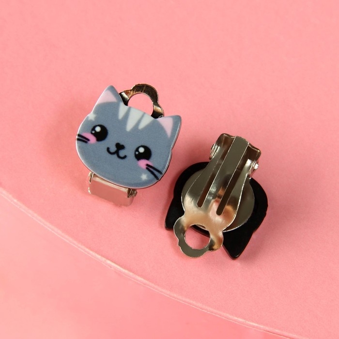 Клипсы «Милые детали для тебя» детские серьги Клипсы «Милые детали для тебя» детские серьги