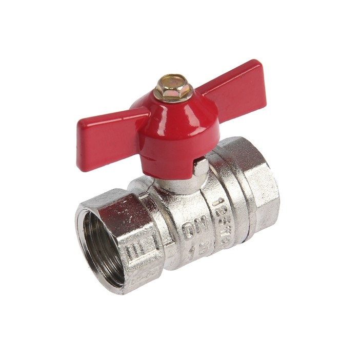 Кран шаровой ZEIN engr, внутренняя резьба 1/2 Кран шаровой ZEIN engr, внутренняя резьба 1/2", бабочка, цинк