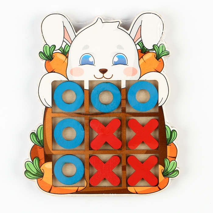 Настольная игра «Крестики-нолики Зайка» Настольная игра «Крестики-нолики Зайка»