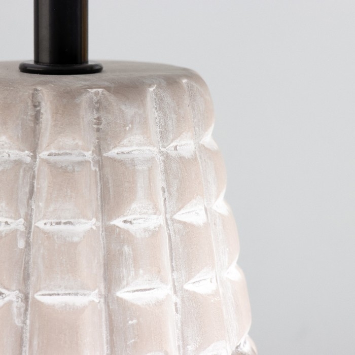 Настольная лампа Настольная лампа "Сулитан" E14 40Вт бежевый-коричневый 20х20х33 см RISALUX