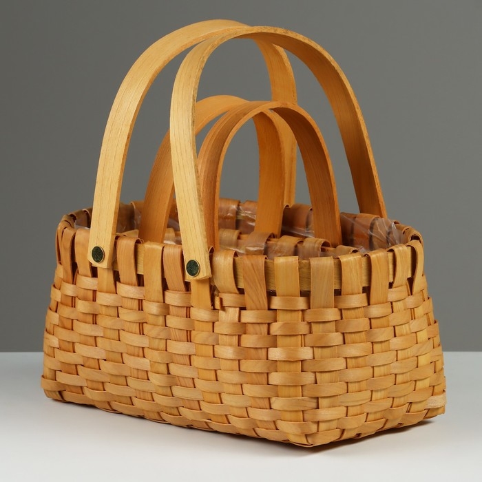 Набор корзин плетеных, 26x16,5x12/25 см, 19x12x10/20 см, 2 шт, секвойя Набор корзин плетеных, 26x16,5x12/25 см, 19x12x10/20 см, 2 шт, секвойя