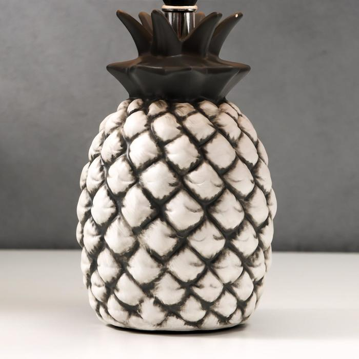 Лампа настольная 16172/1 Е14 40Вт бело-черный 22х22х36 см RISALUX