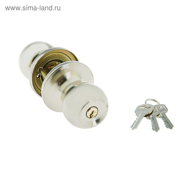 Защелка 1303, с ключом, цвет матовый никель Защелка 1303, с ключом, цвет матовый никель