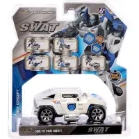 Робот &laquo;Полицейский внедорожник&raquo;, с металлическими элементами, трансформируется