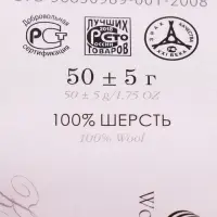 Шерсть для валяния 100% тонкая шерсть 50гр (35 Моренго)