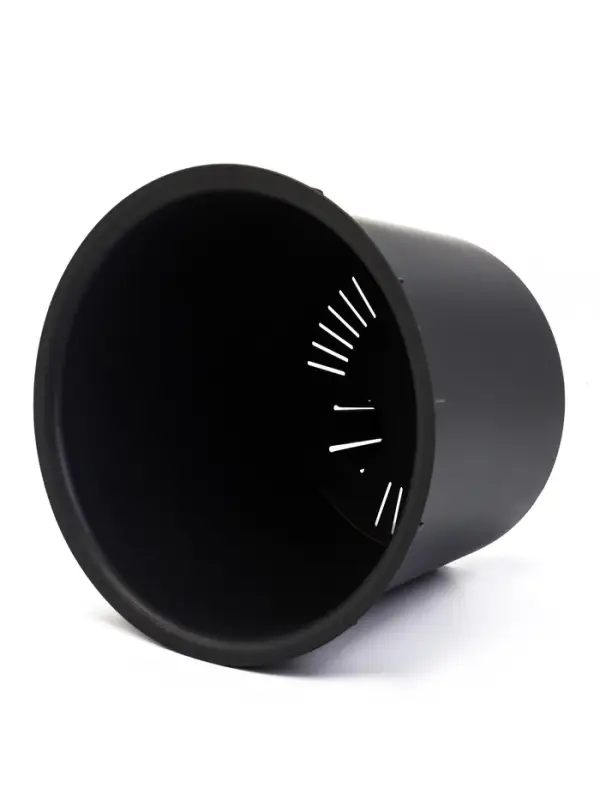 Кашпо со вставкой 7,8 л d28 см h25,5 см МИКРИТ серый слайн