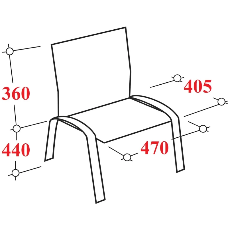 Стул FA_EChair Rio(ИЗО) черн, ткань черная С-11/ТК-1