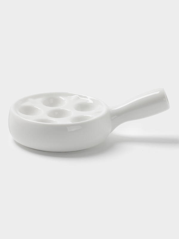 Блюдо для подачи улиток 6 отверстий Блюдо для подачи улиток 6 отверстий