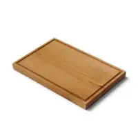 Доска разделочная деревянная с кровостоком Adelica, 30&times;20&times;2 см, покрыта маслом, цельная берёза