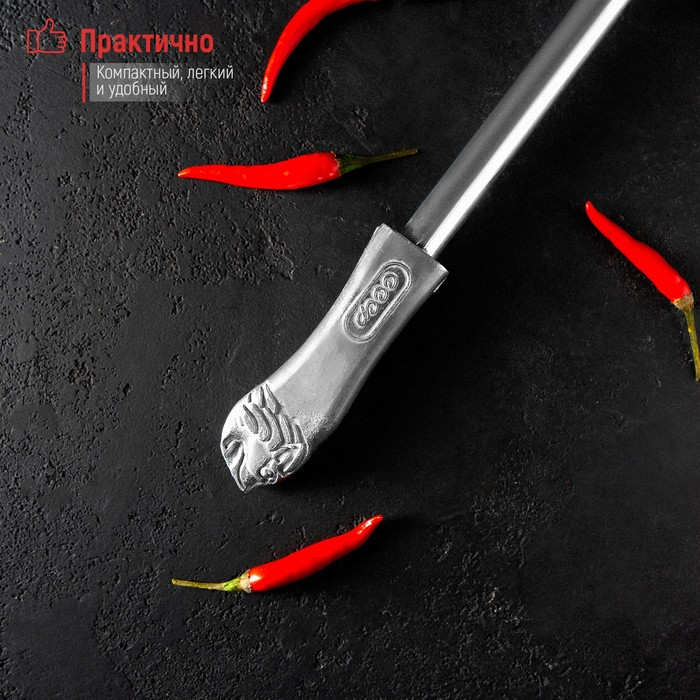 Молоток для мяса с топориком Доляна, 28 см Молоток для мяса с топориком Доляна, 28 см