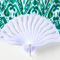 Веер пластик, текстиль "Шёлковый путь" МИКС 23 см Веер пластик, текстиль "Шёлковый путь" МИКС 23 см