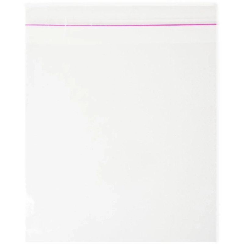 Пакет БОПП 200х200мм+40 клапан со скотчем 25мкм с перфорацией 100шт/уп