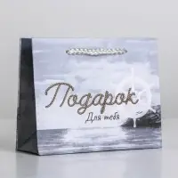 Пакет подарочный ламинированный, упаковка, Present for you, S 15&times;12&times;5.5 см