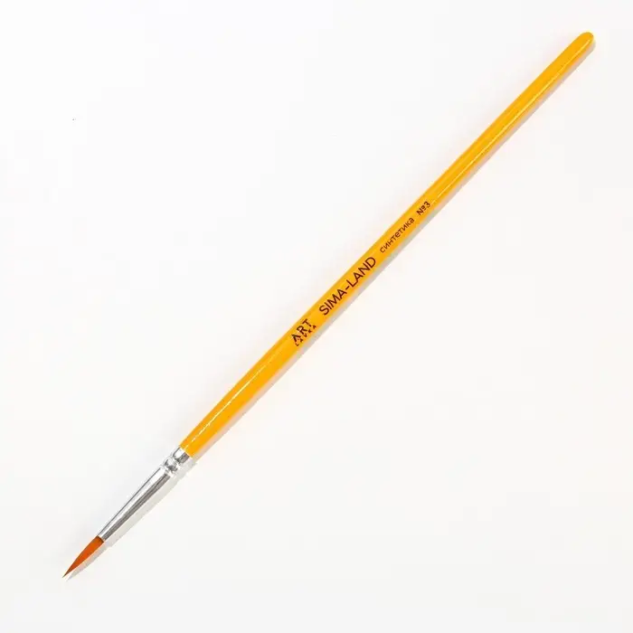 Кисть для рисования синтетика круглая № 3 (диаметр обоймы 3 мм; длина ворса 12 мм) Кисть для рисования синтетика круглая № 3 (диаметр обоймы 3 мм; длина ворса 12 мм)