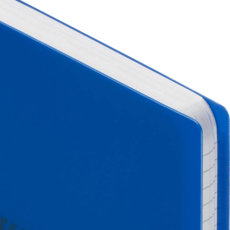 Бизнес-тетрадь А5,140л,кл,спир,пласт.обл,2разд Attache DIGITAL синий 876750