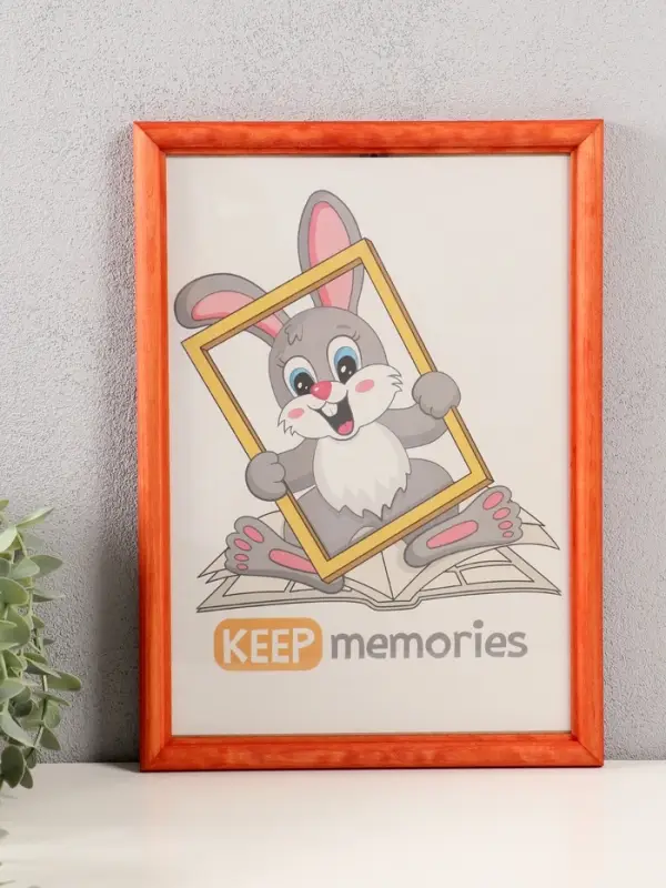 Фоторамка дерево 21х30 см, махагон №1 (пластиковый экран) Фоторамка дерево 21х30 см, махагон №1 (пластиковый экран)