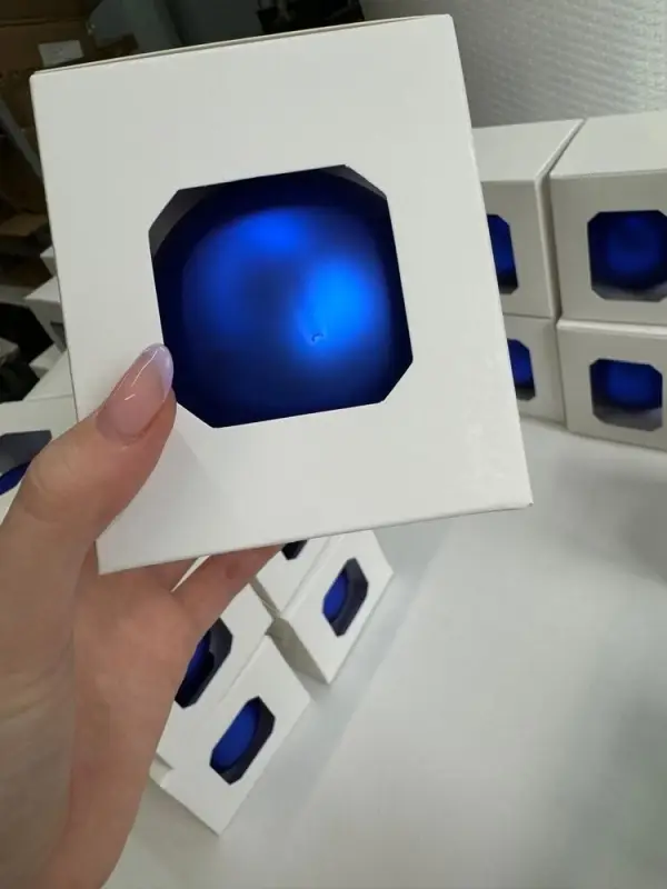 Оформительский шар Finery, 8 см, матовый синий Оформительский шар Finery, 8 см, матовый синий