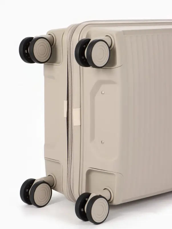 Чемодан на колёсах, 20", кодовый замок, 36&times;20&times;54 см, светло-бежевый