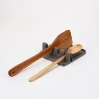 Подставка под кухонные принадлежности Доляна, 4 ячейки, 13.5&times;14&times;4 см, силикон, серая