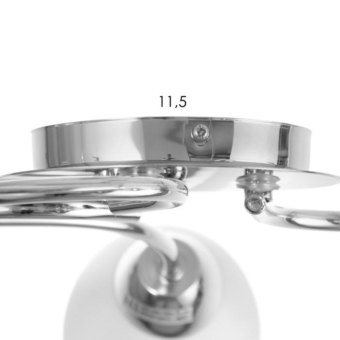 Люстра Люстра "Джил" 3х60Вт Е27 Хром 58х58х22см