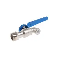 Кран водоразборный ZEIN,1/2", рычаг, укороченный, цинк