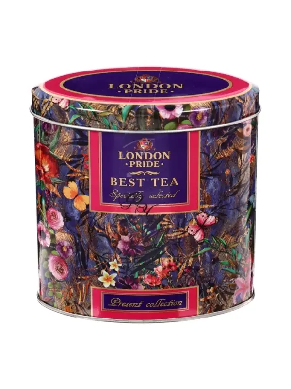 Чай London Pride  черный листовой с чабрецом "Весенняя Коллекция", 100 гр, ж/б