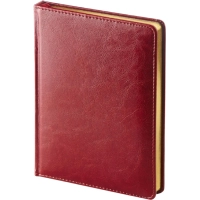 Ежедневник недатированный A6+, 136л, SIDNEY NEBRASKA бордовый 3-496/01