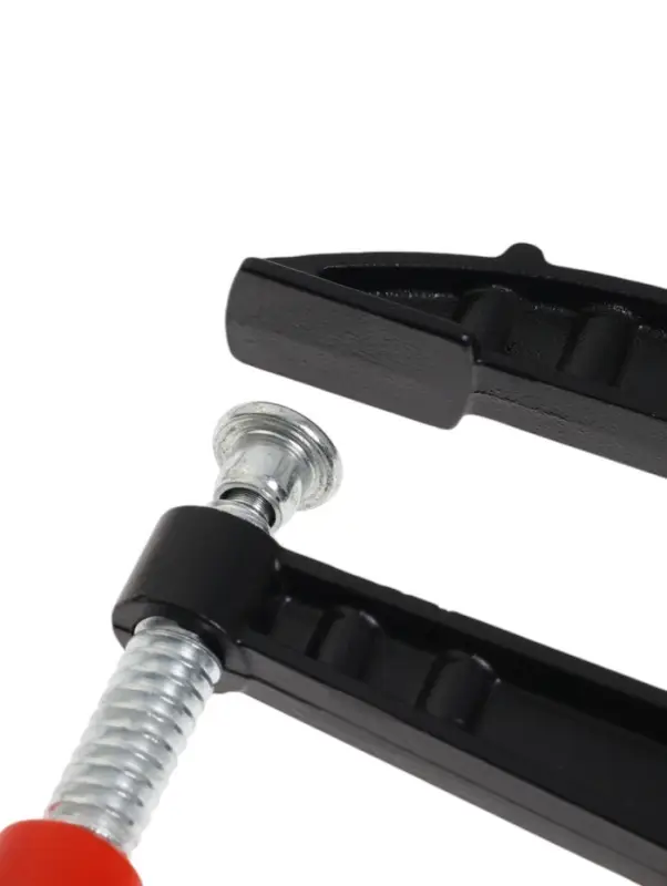 Струбцина F-образная усиленная ТУНДРА, тавровый профиль, 2К рукоятка, 300&times;80&times;380 мм