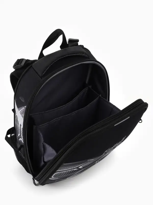 Рюкзак школьный для мальчика &laquo;Мяч&raquo;, Stavia, эргономичная спинка, 30&times;16&times;38 см, чёрный