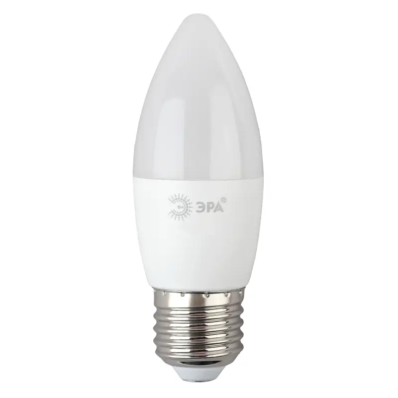 Лампа светодиодная LED 8 Вт 640Лм 4000К свеча нейтральный E27 220-240В LED B35-8W-840-E27 Red Line