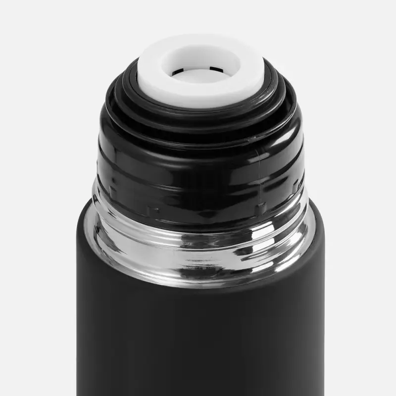 Термос Skydive, ver.2, черный Термос Skydive, ver.2, черный