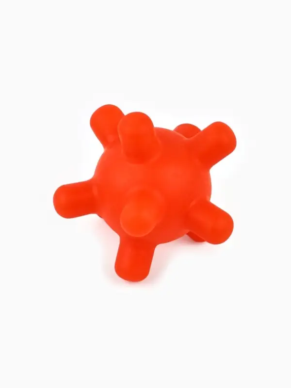 Игрушка пищащая &laquo;Мячик шипы&raquo; 5 см, красная