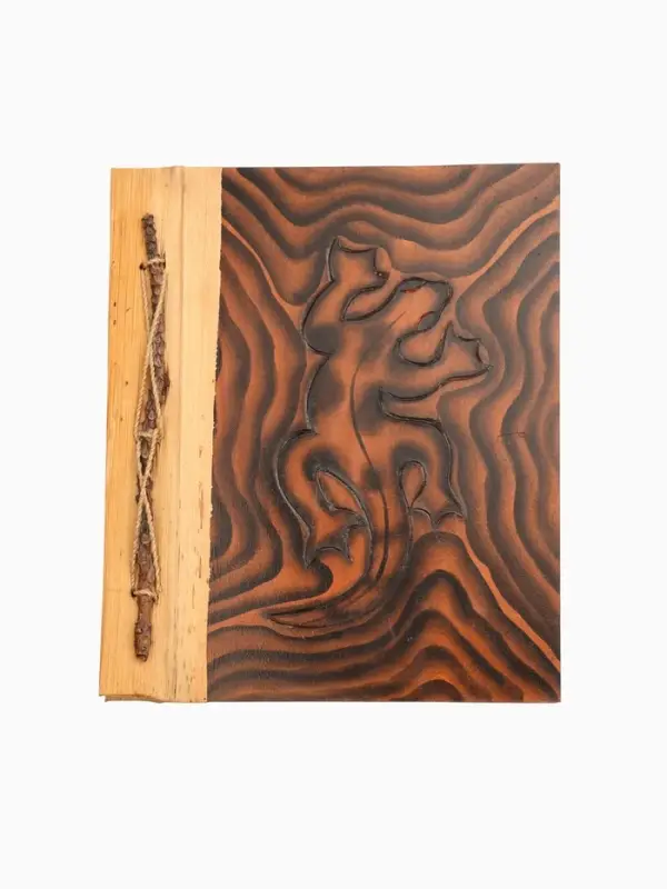 Фотоальбом &laquo;Ящерица&raquo;, 10 листов, 23&times;27&times;2 см, коричневый