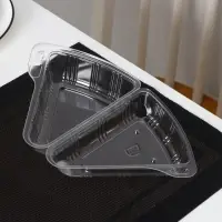 Контейнер для кусочка торта одноразовый, неразьёмная крышка, пластик, 8.5×11.5×6.5 см, прозрачный
