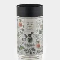 Ёмкость для сыпучих продуктов Asti, 1 л, прозрачный, крышка черная