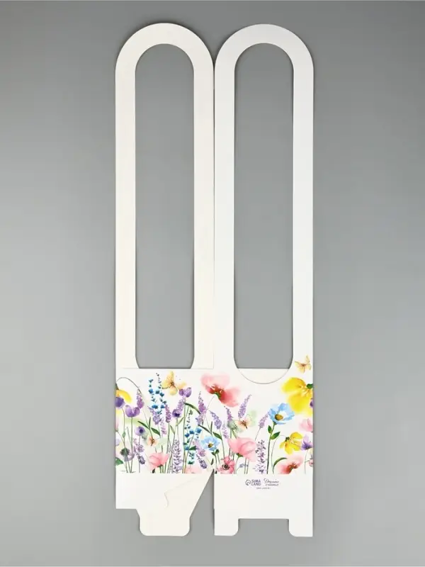 Коробка для цветов складная &laquo;Цветы&raquo;, 10&times;45&times;10 см