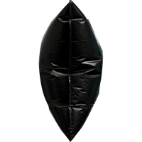 Мешки для мусора ПВД 200л 100мкм 10шт/рул черные 80x120см Amigo