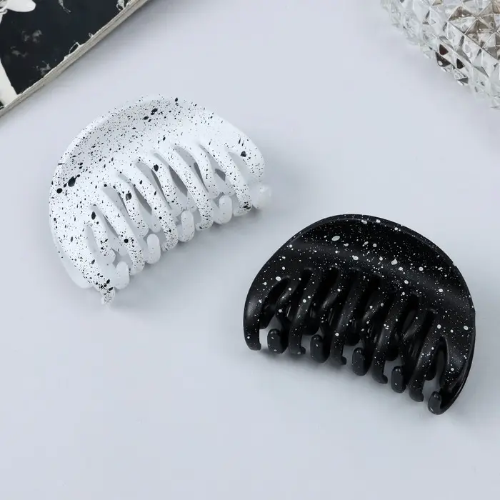 Крабик для волос «Флоранс», дуга классика, 6.5 см, МИКС Крабик для волос «Флоранс», дуга классика, 6.5 см, МИКС