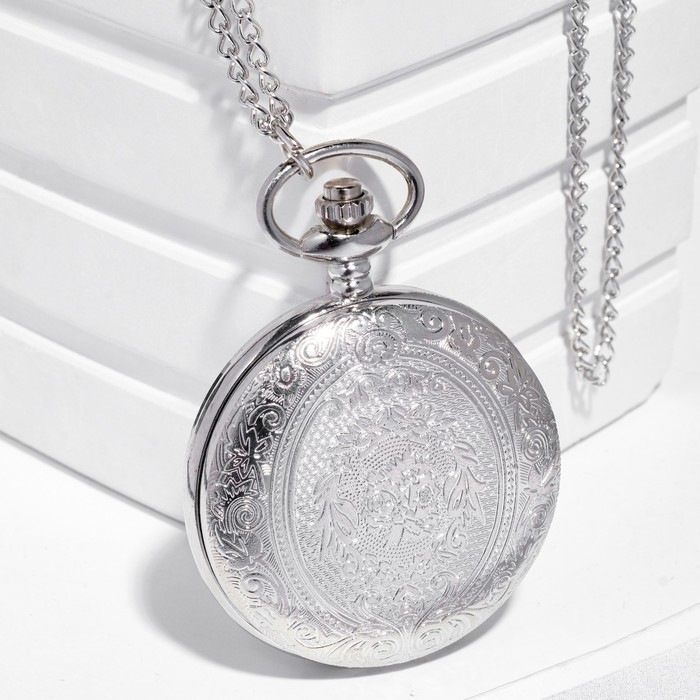 Часы карманные Часы карманные "Классика", кварцевые, цепочка l-37 см, d-4.5 см