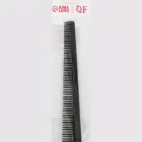 Расчёска комбинированная, скошенная, 18.7&times;3(&plusmn;1) см, чёрная