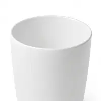 Стакан для зубных щёток Aqua, пластик, белый