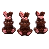 Шоколадные фигурки "Пасхальные кролики", 60 г Шоколадные фигурки "Пасхальные кролики", 60 г